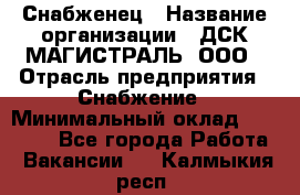 Снабженец › Название организации ­ ДСК МАГИСТРАЛЬ, ООО › Отрасль предприятия ­ Снабжение › Минимальный оклад ­ 30 000 - Все города Работа » Вакансии   . Калмыкия респ.